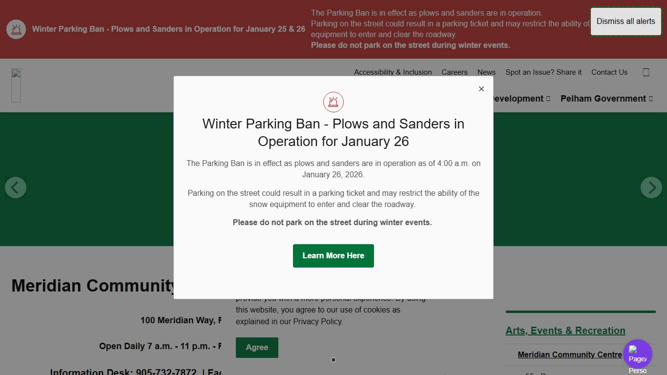 Meridian Community Centre Town of Pelham